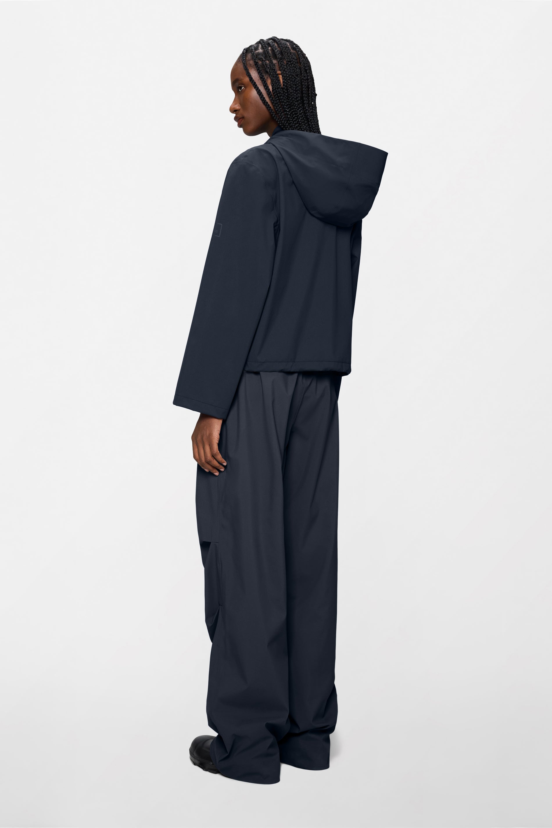 RAINS Suva Hardshell Short String W Jacket Navy Jacket