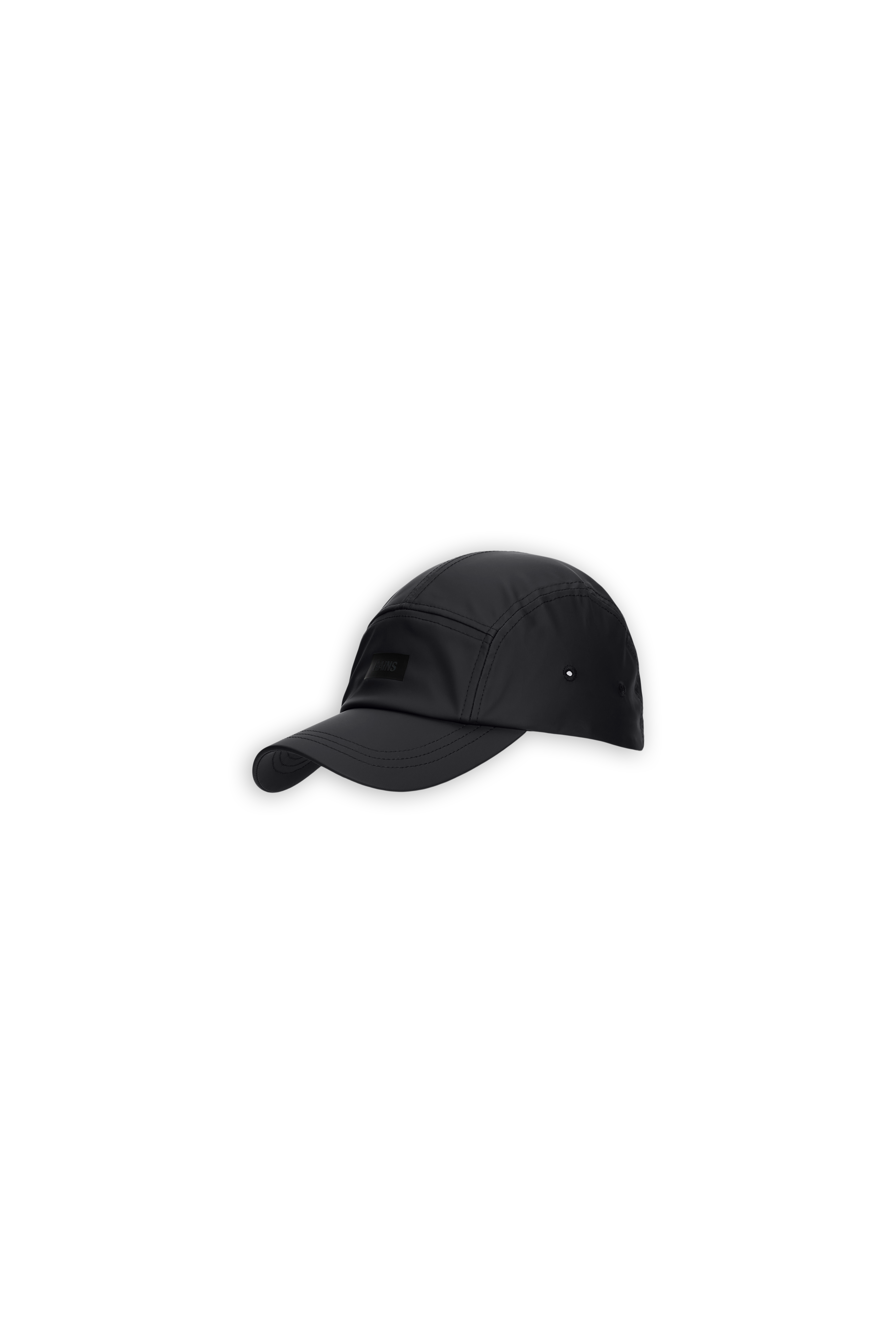 RAINS 5 Panel Cap Black Headwear