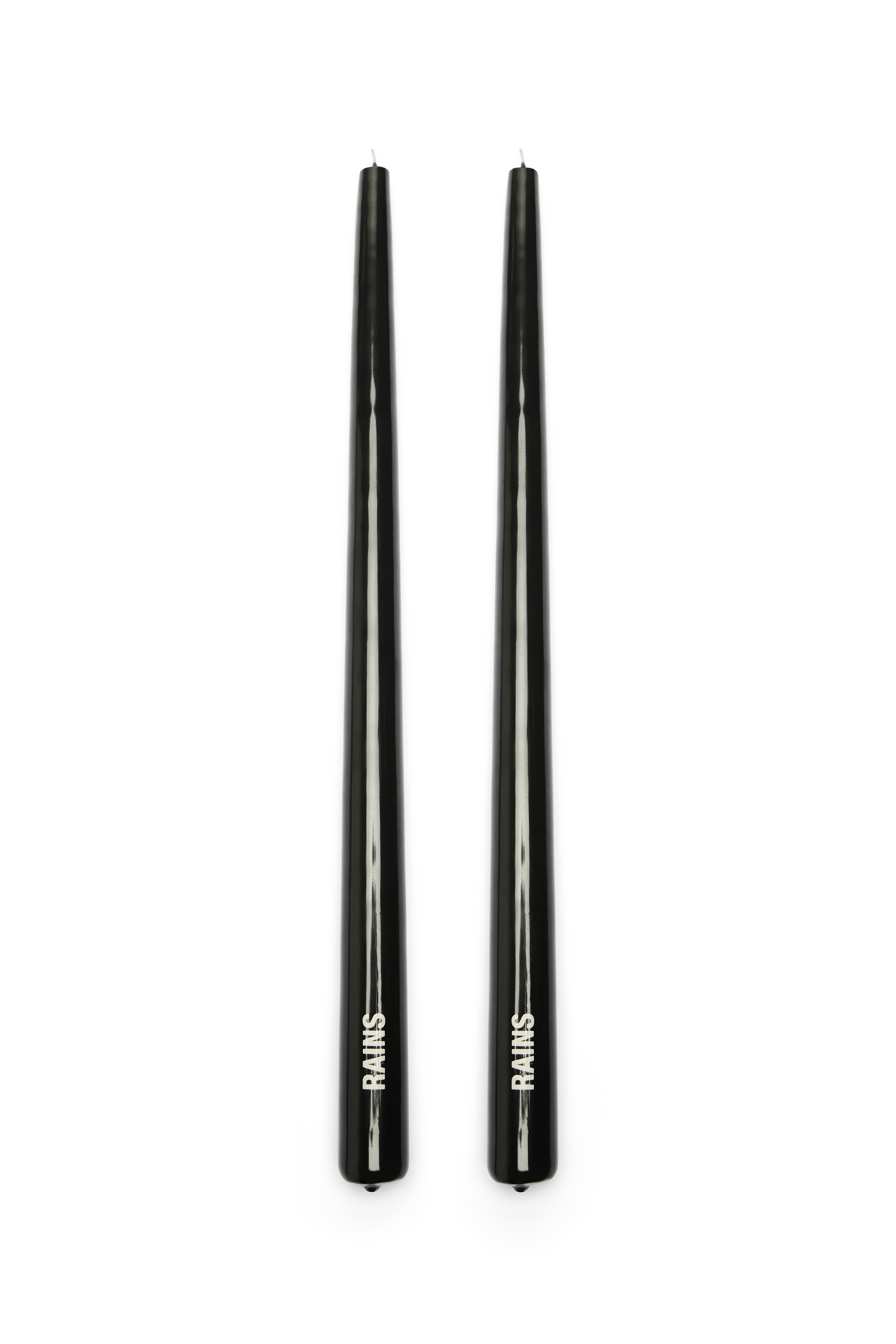 RAINS Taper Candles Black BWP