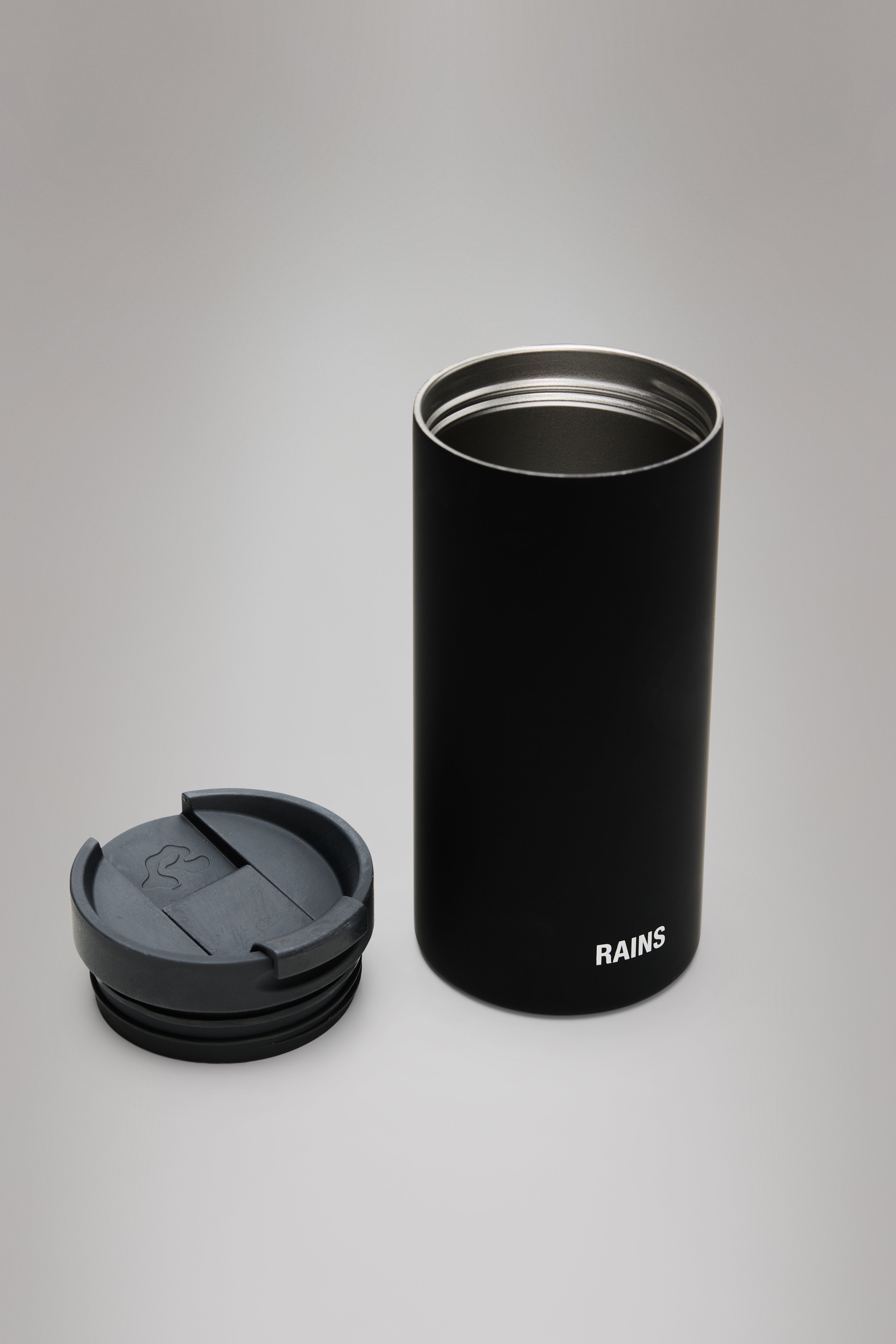 RAINS Stainless Steel Tumbler 450ml Black Drink wear