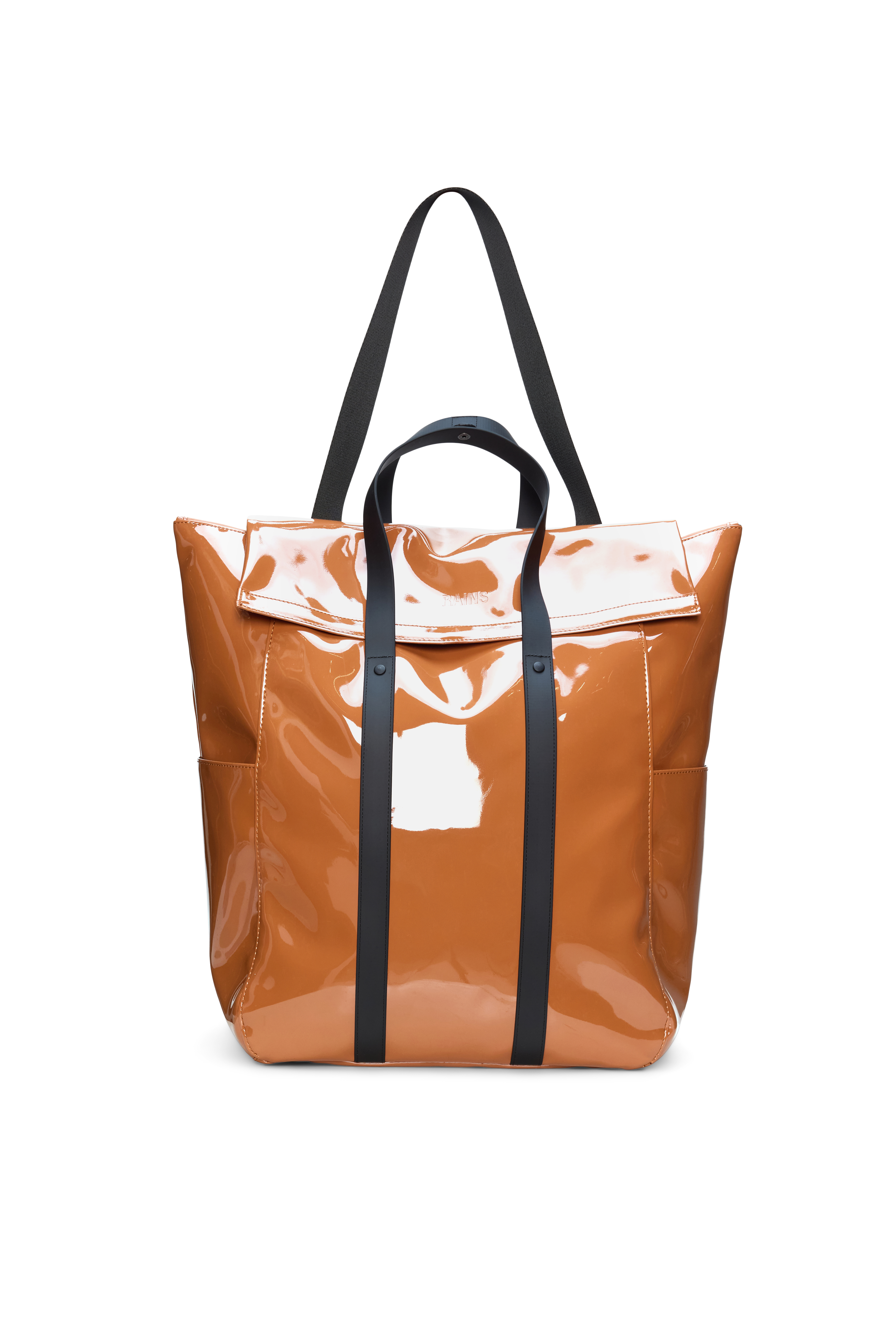 RAINS 2 Way Tote Bag Large Ochre Tote