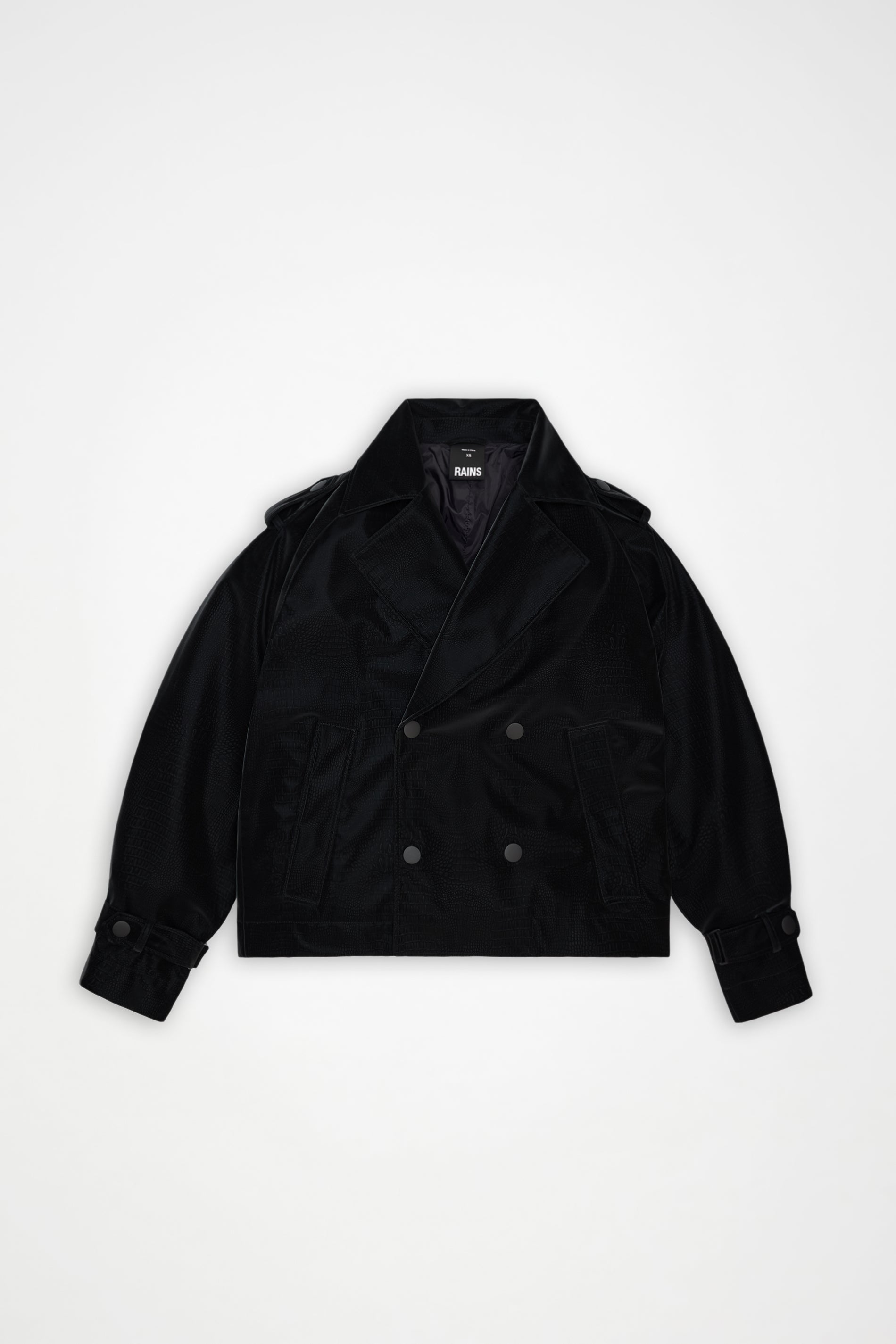 RAINS Short Trench Coat Bite Jacket