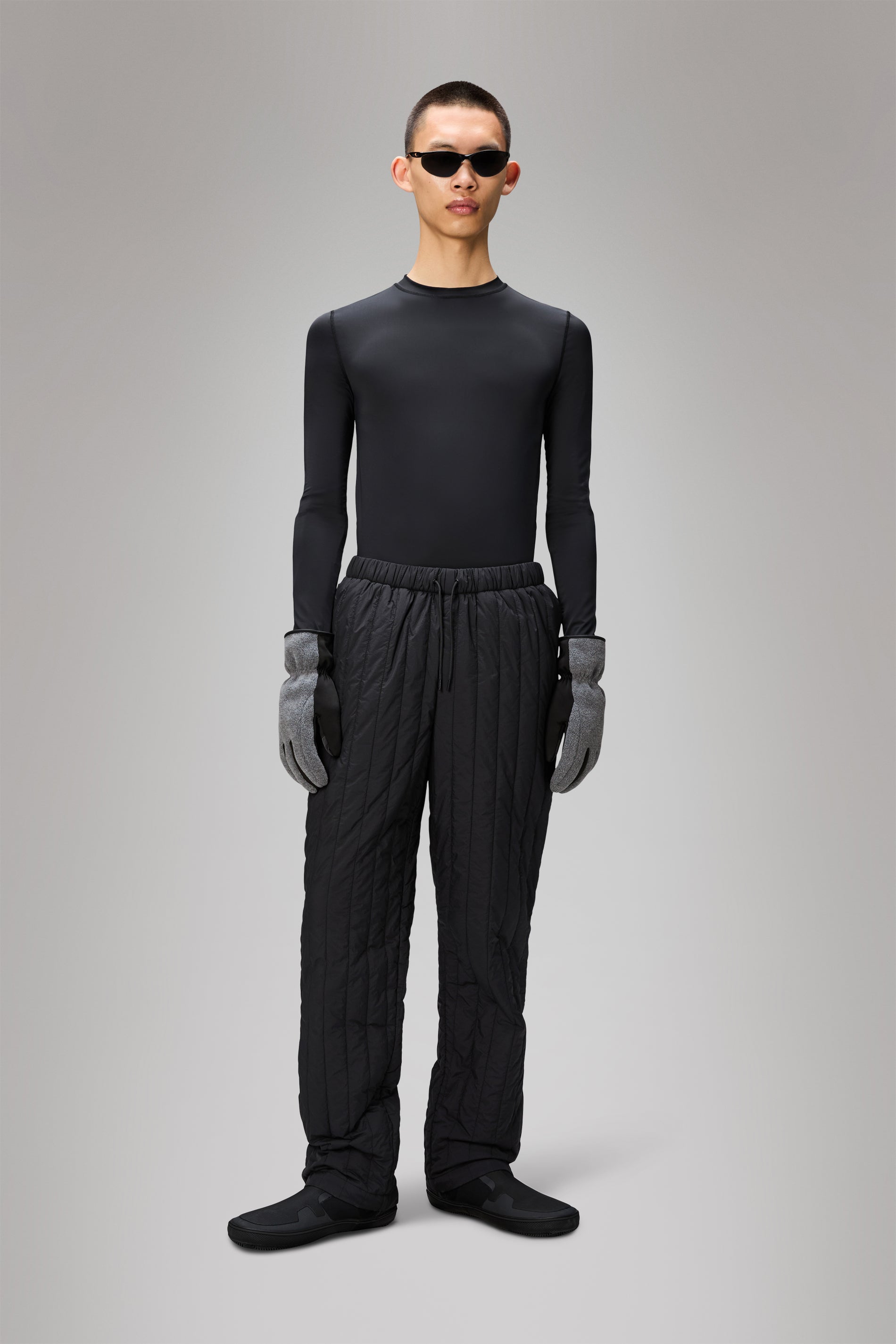 RAINS Banja Liner Pants Regular Black Pants