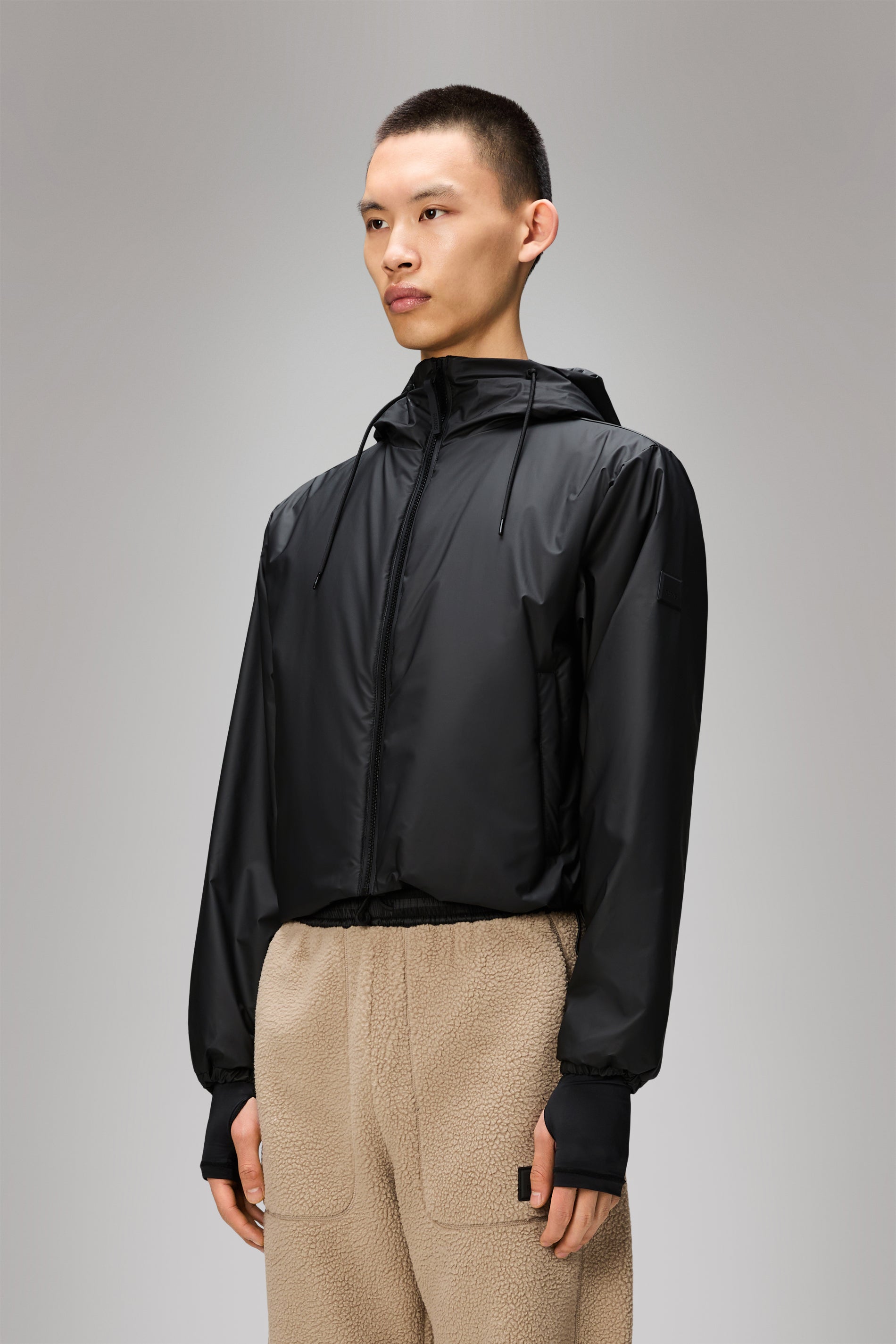 RAINS Lohja Short Insulated Jacket Black Jacket