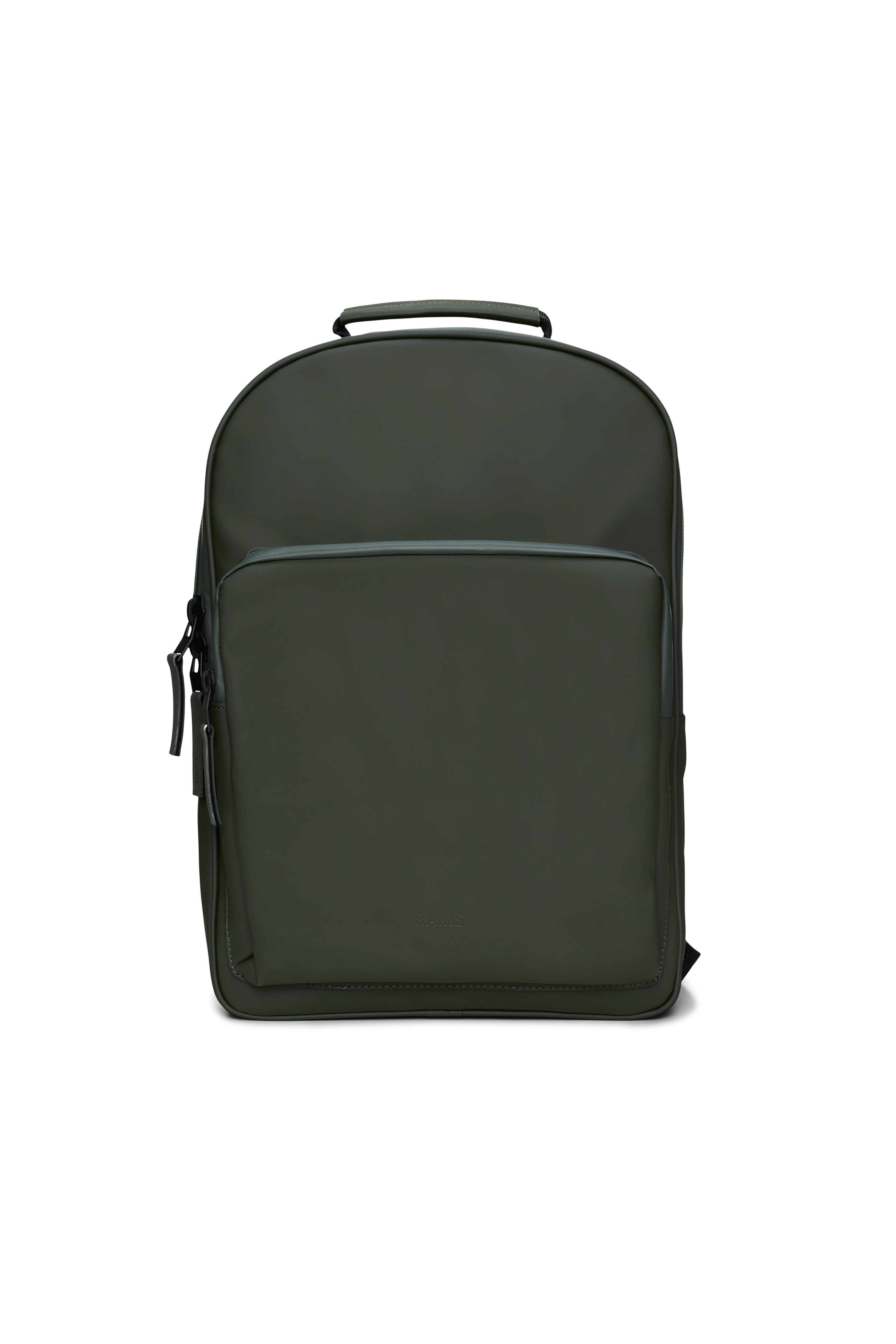 RAINS Book Daypack Large Green 15L H45 x D12 x W30 cm Backpack