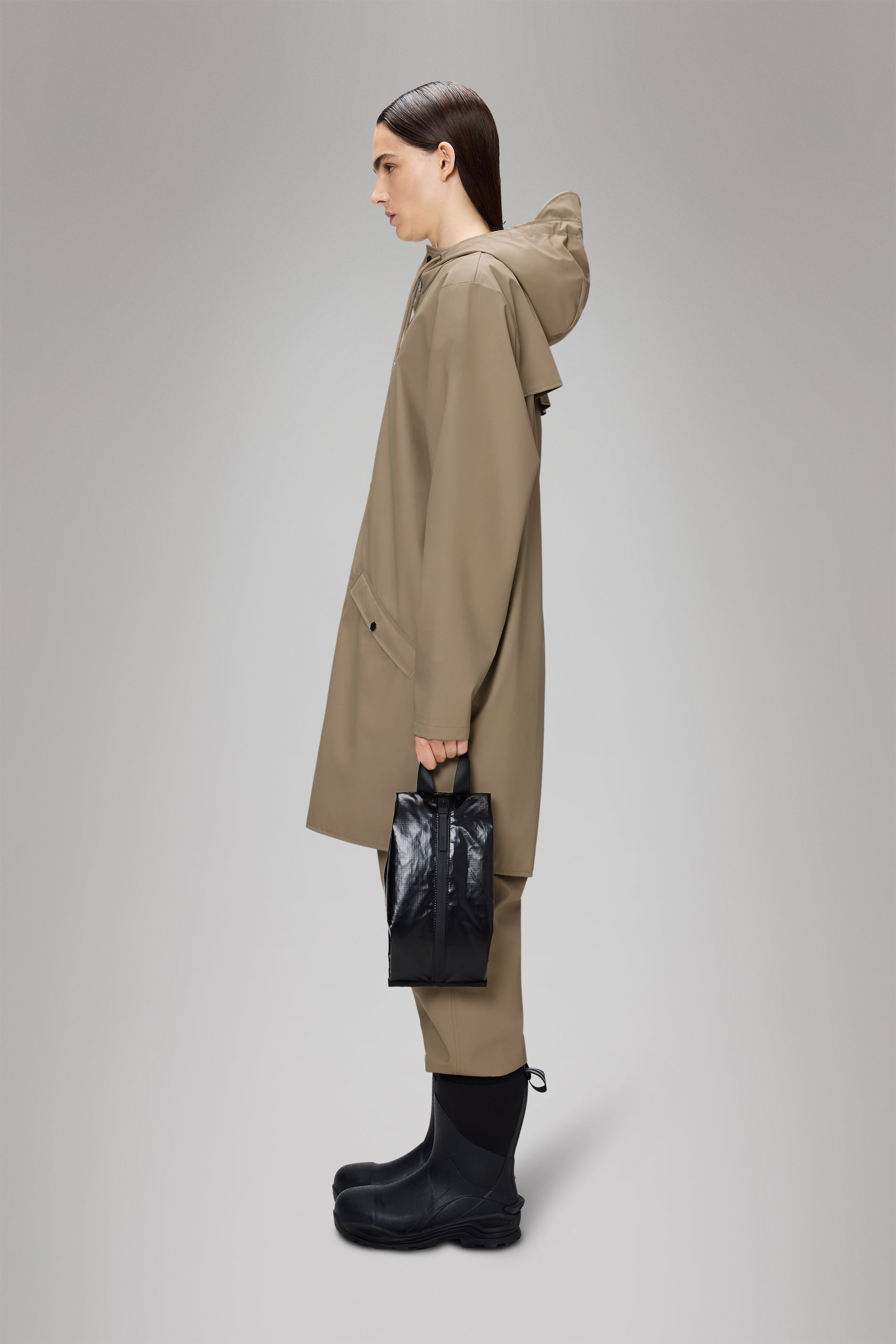 RAINS Sibu Wash Bag Black Wash Bag