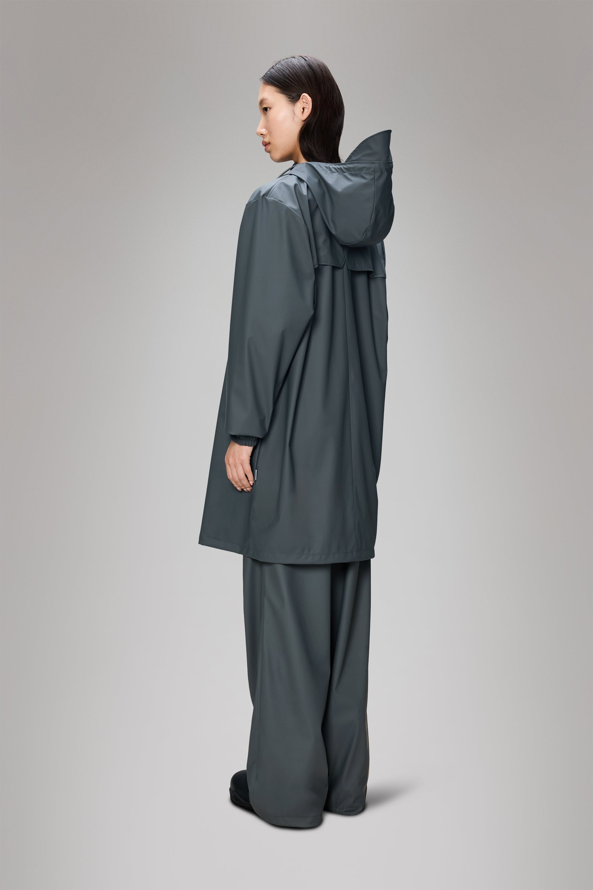 RAINS Long Storm Breaker Lagoon Jacket