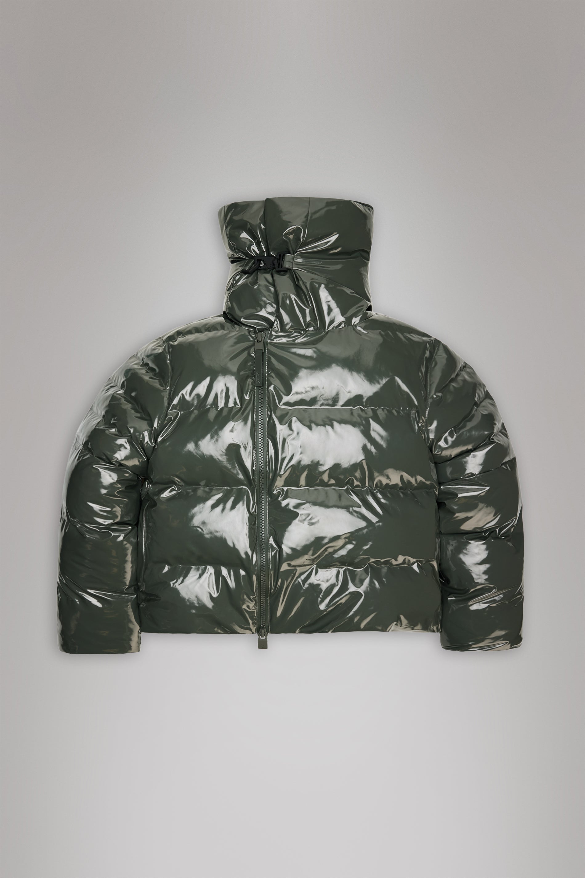 Rains Alta Vision Short Puffer Jacket Swamp Jacket