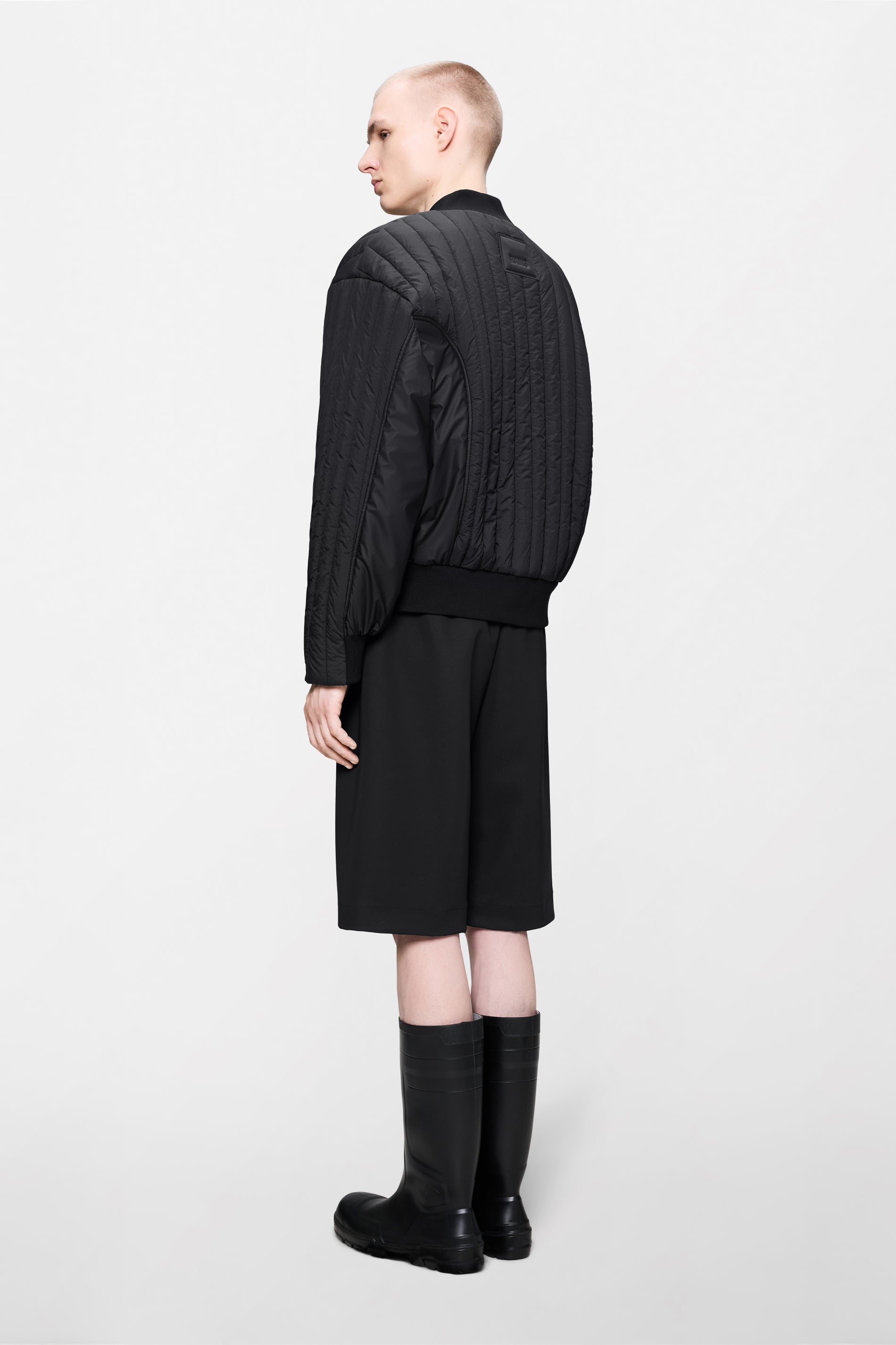 RAINS Koya Vision Bomber Jacket Black Jacket