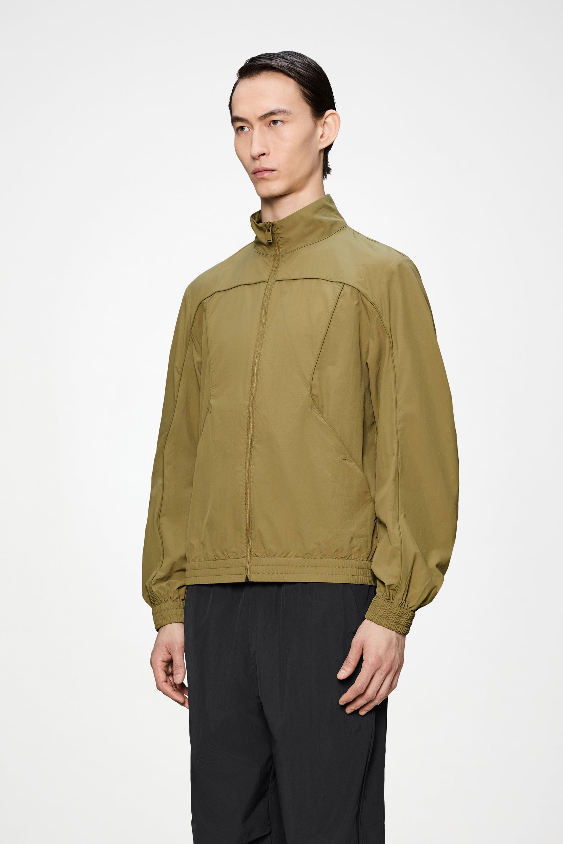 RAINS Cooldown Track Top Fawn Jacket