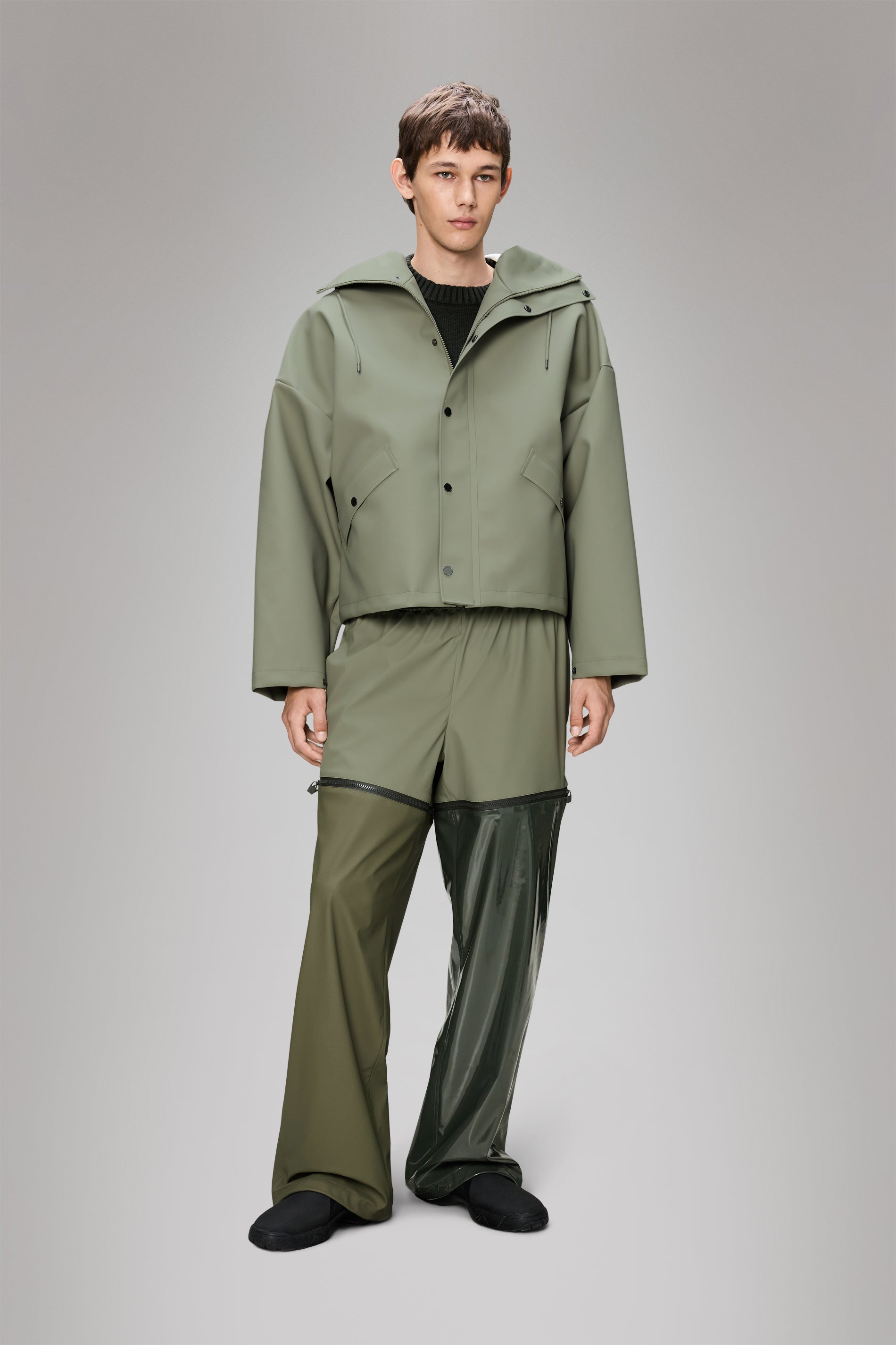 RAINS Vision Rain Jacket Short Drift Jacket