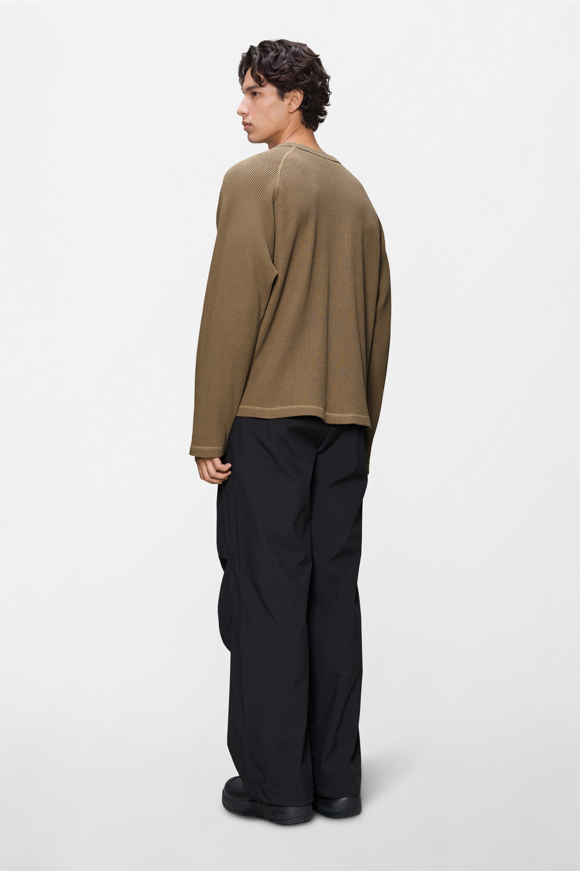 RAINS Waffle Long Sleeve T-Shirt Rains Splinter Long Sleeve