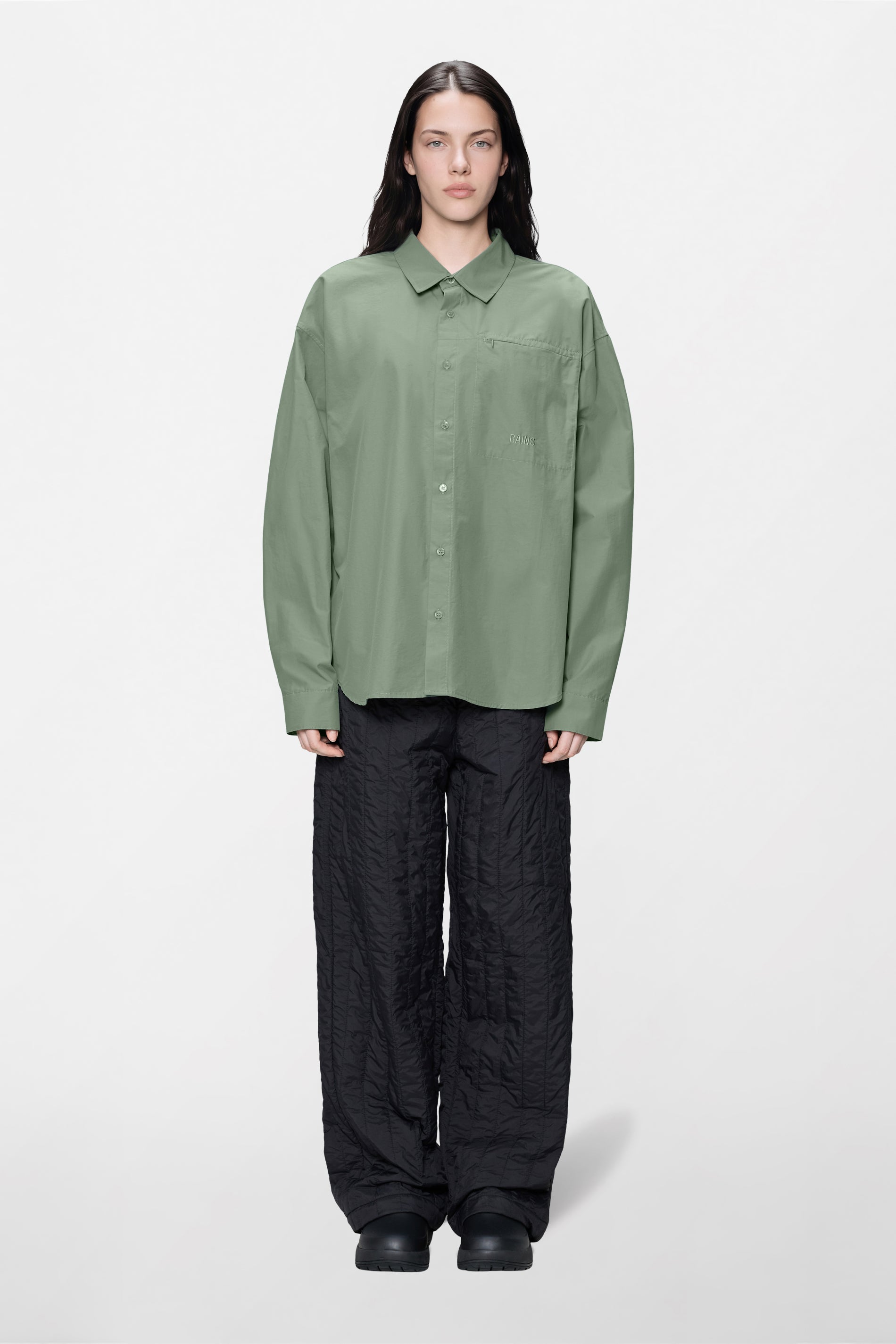 Light Woven Long Sleeve Shirt