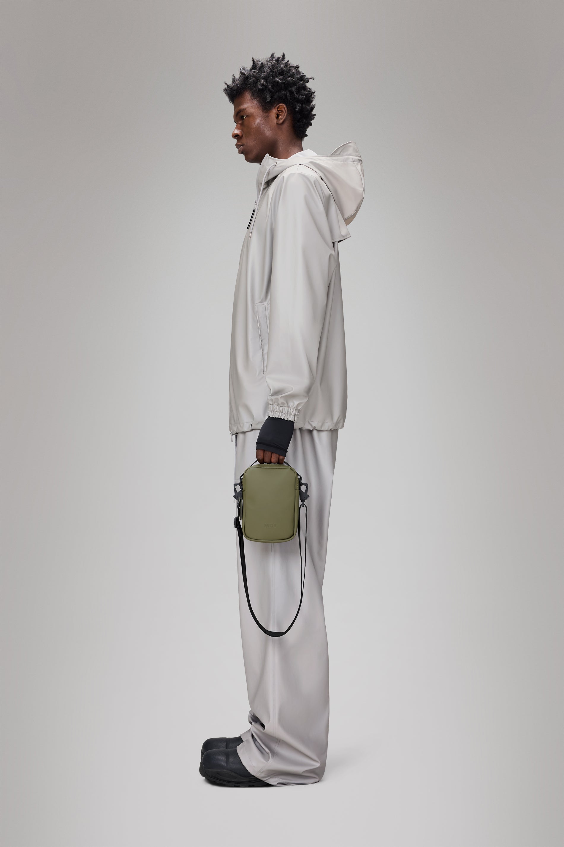 RAINS Reporter Box Bag Marsh Crossbody