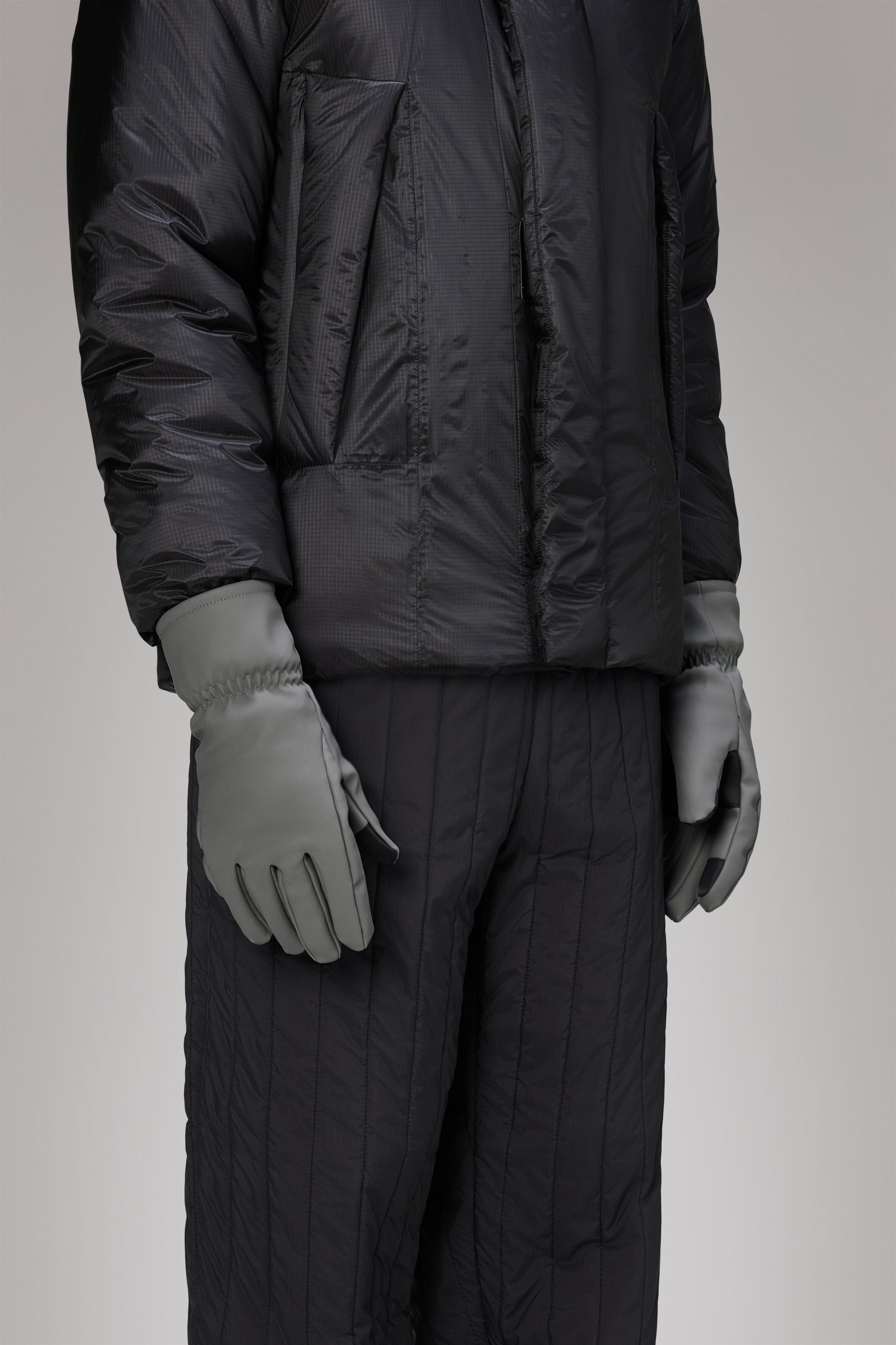 RAINS Insulated Gloves Grey Gloves & Mittens