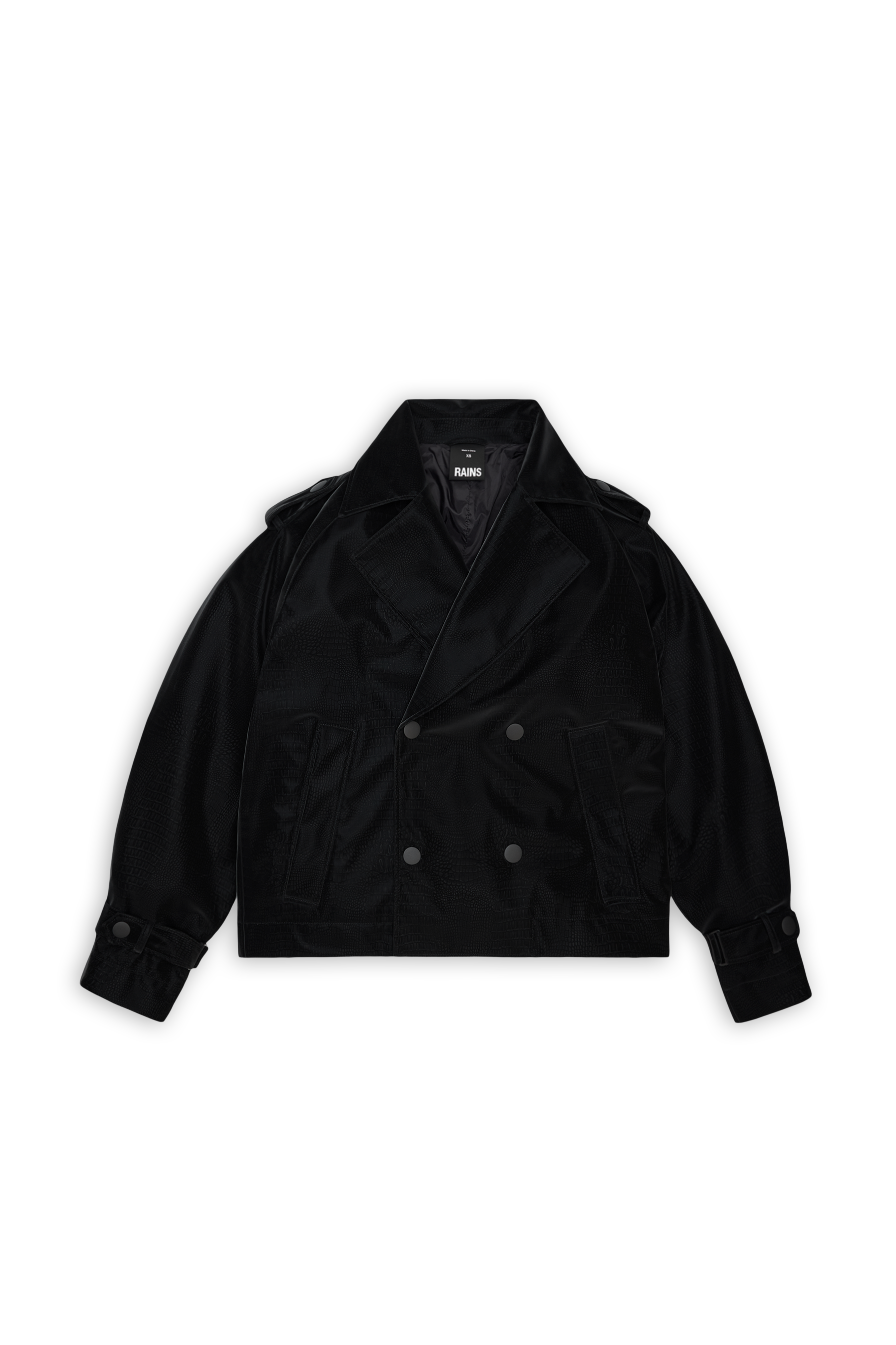 RAINS Short Trench Coat Bite Jacket