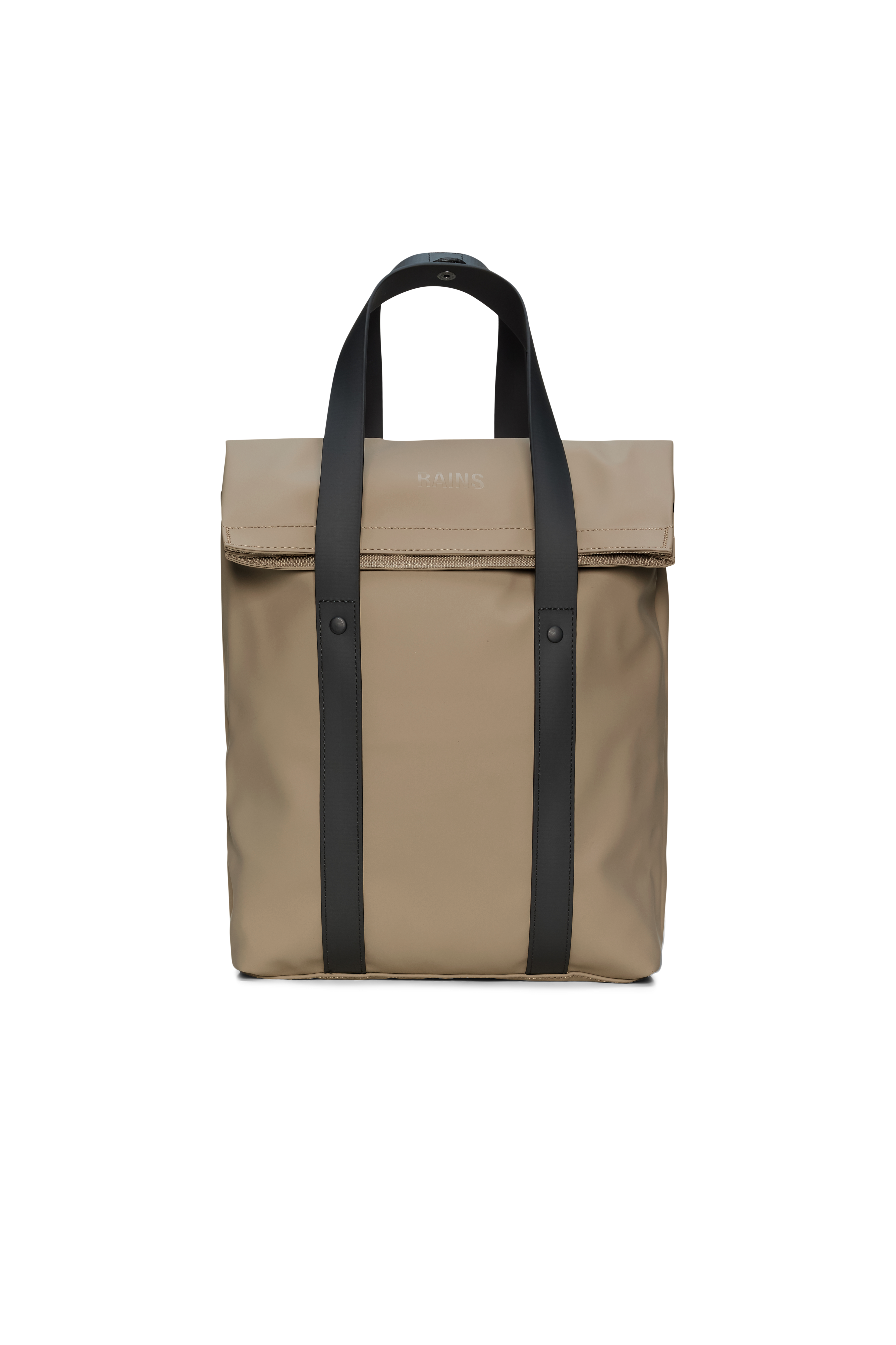 Rains 2 Way Tote Backpack Mini Beige 8L H35.50 x D9 x W25 cm Backpack