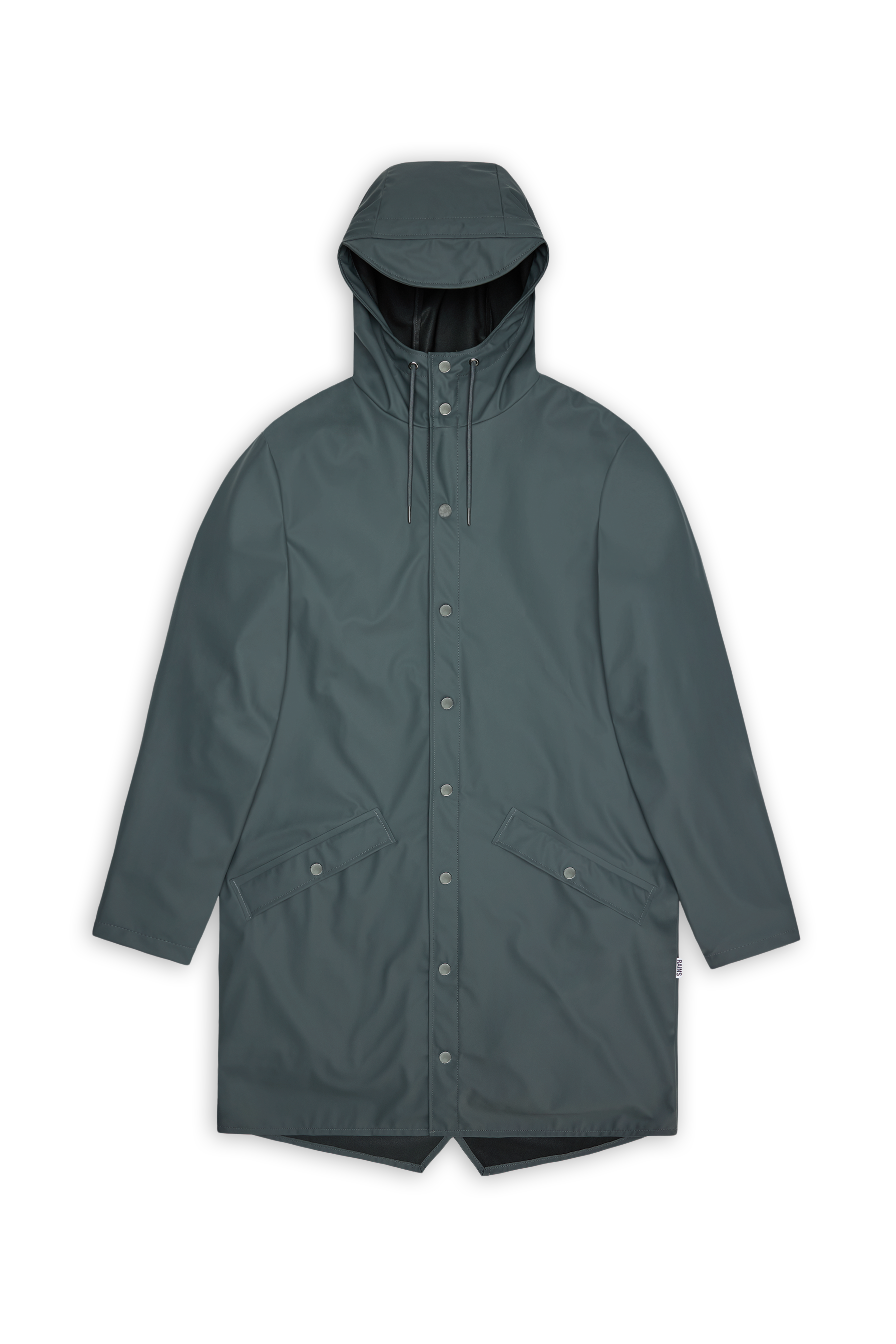 RAINS Long Jacket Dark Grey Jacket