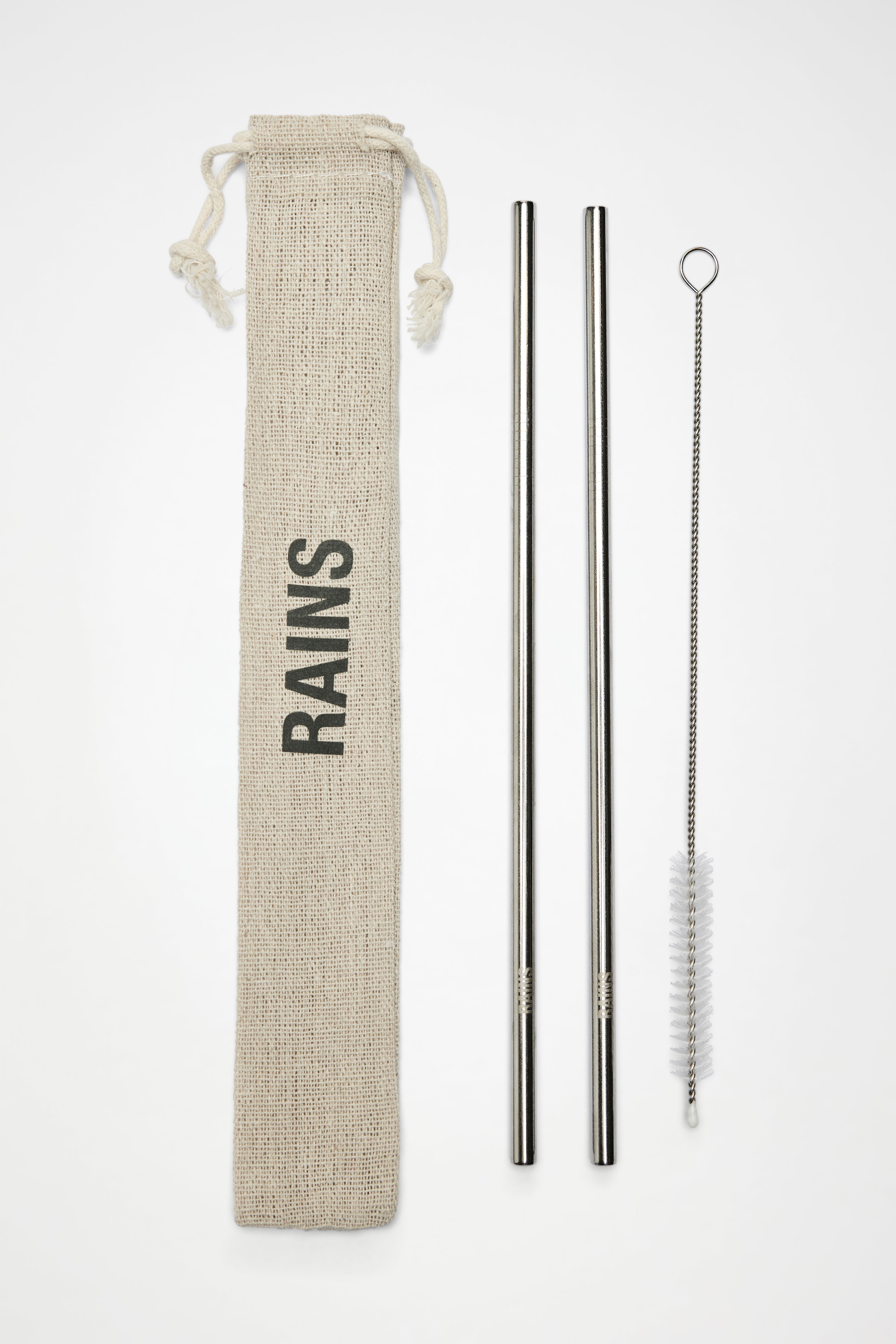RAINS Stainless Steel Straws Steel BWP