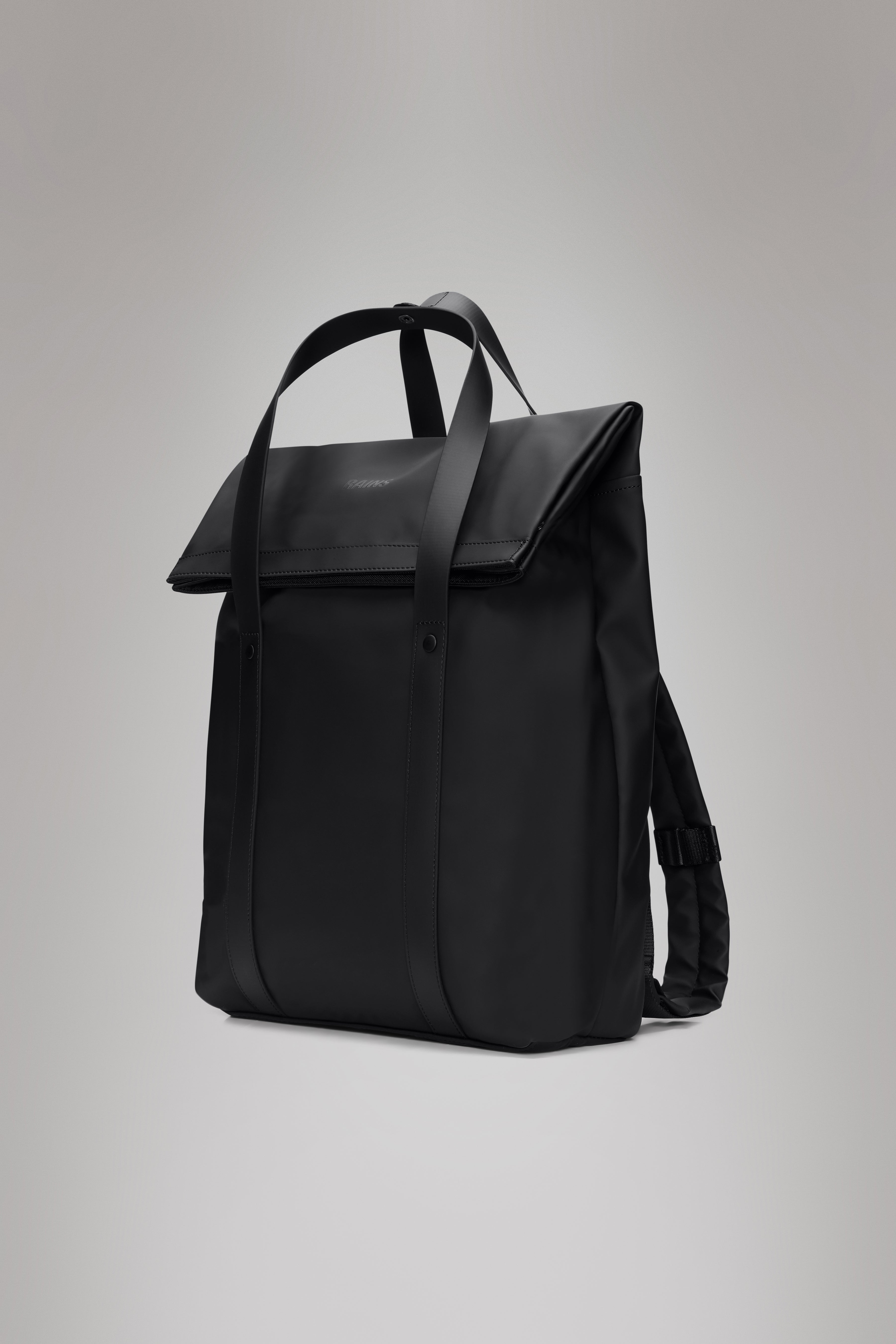 Rains 2 Way Tote Backpack Black 23L H58 x D12 x W33 cm Backpack