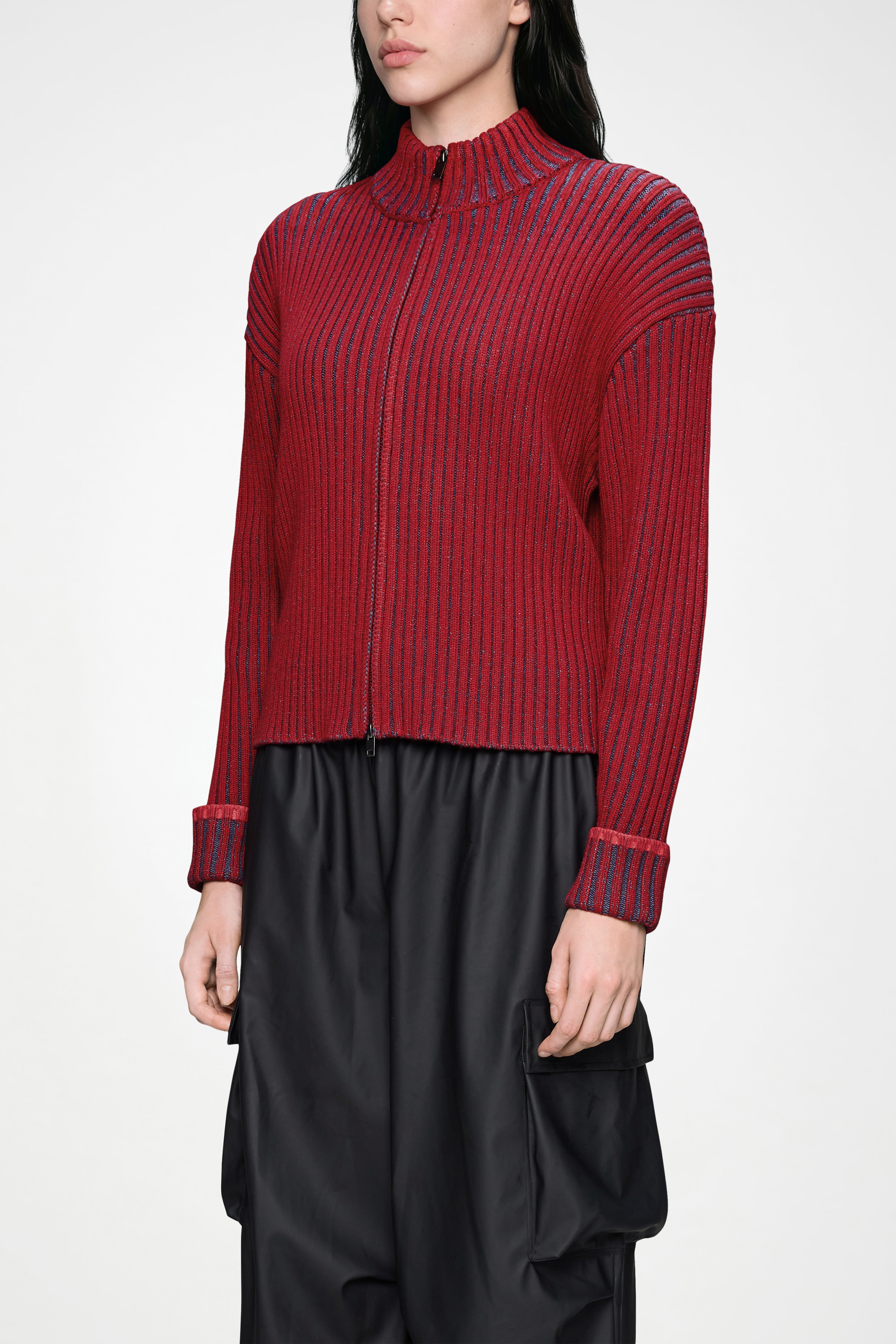Sapa Knit W Zip Cardigan