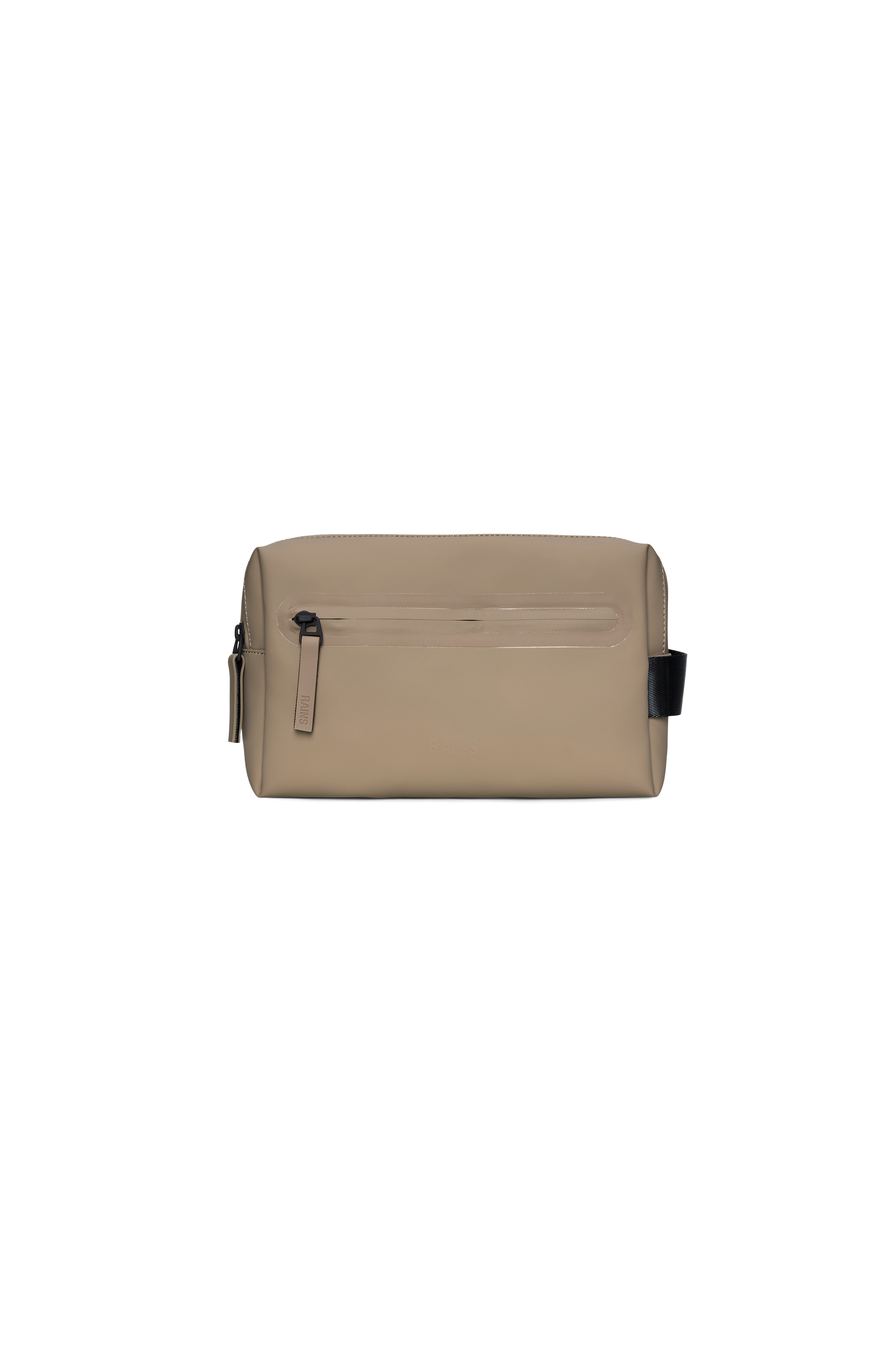 RAINS 2 Zip Wash Bag Beige Wash Bag