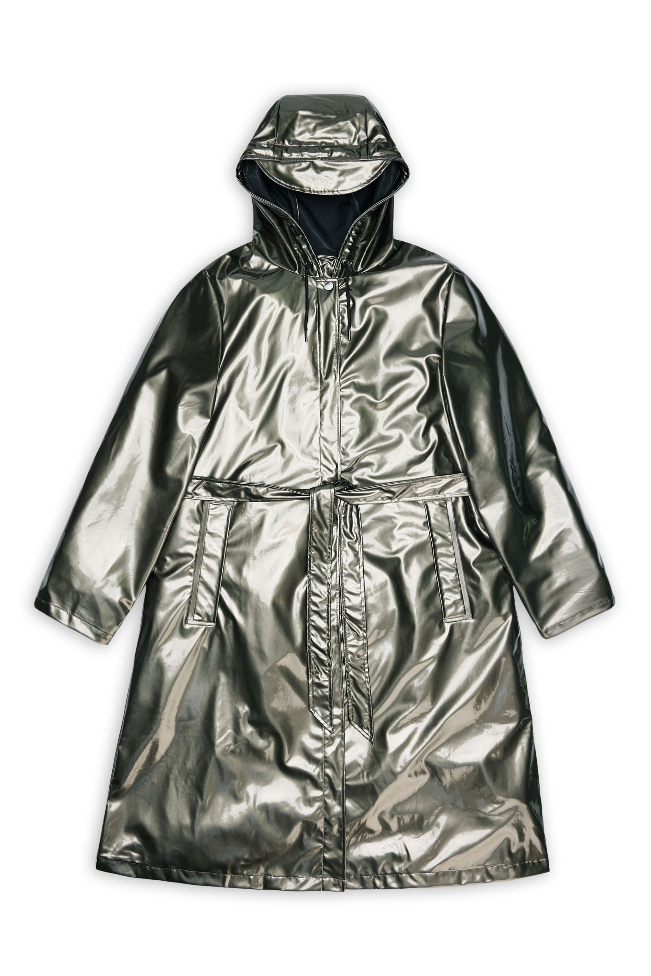 RAINS A-Line Longer W Jacket Raven Jacket