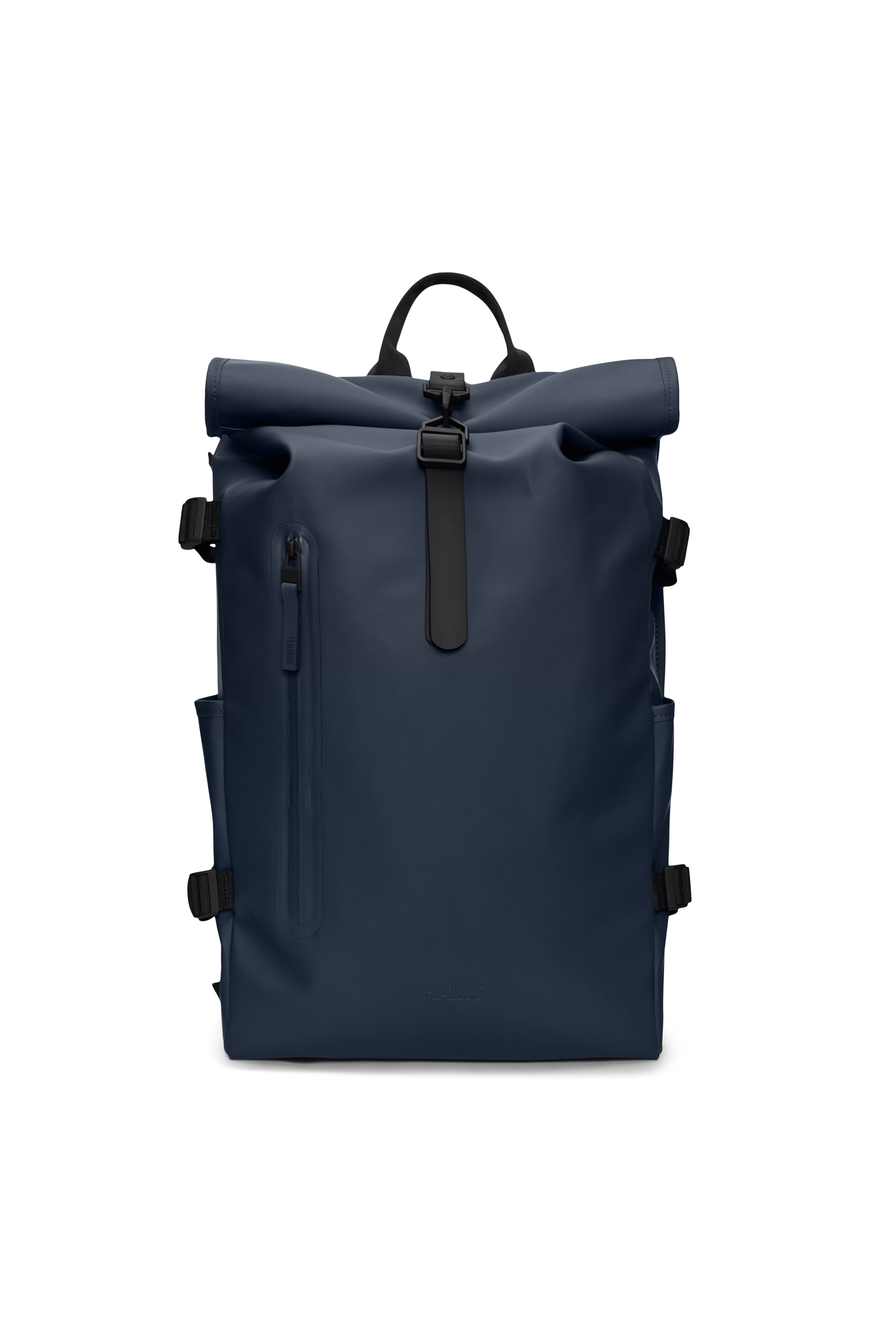 RAINS Rolltop Rucksack Large Navy 23L H63 x D14 x W32 cm Backpack