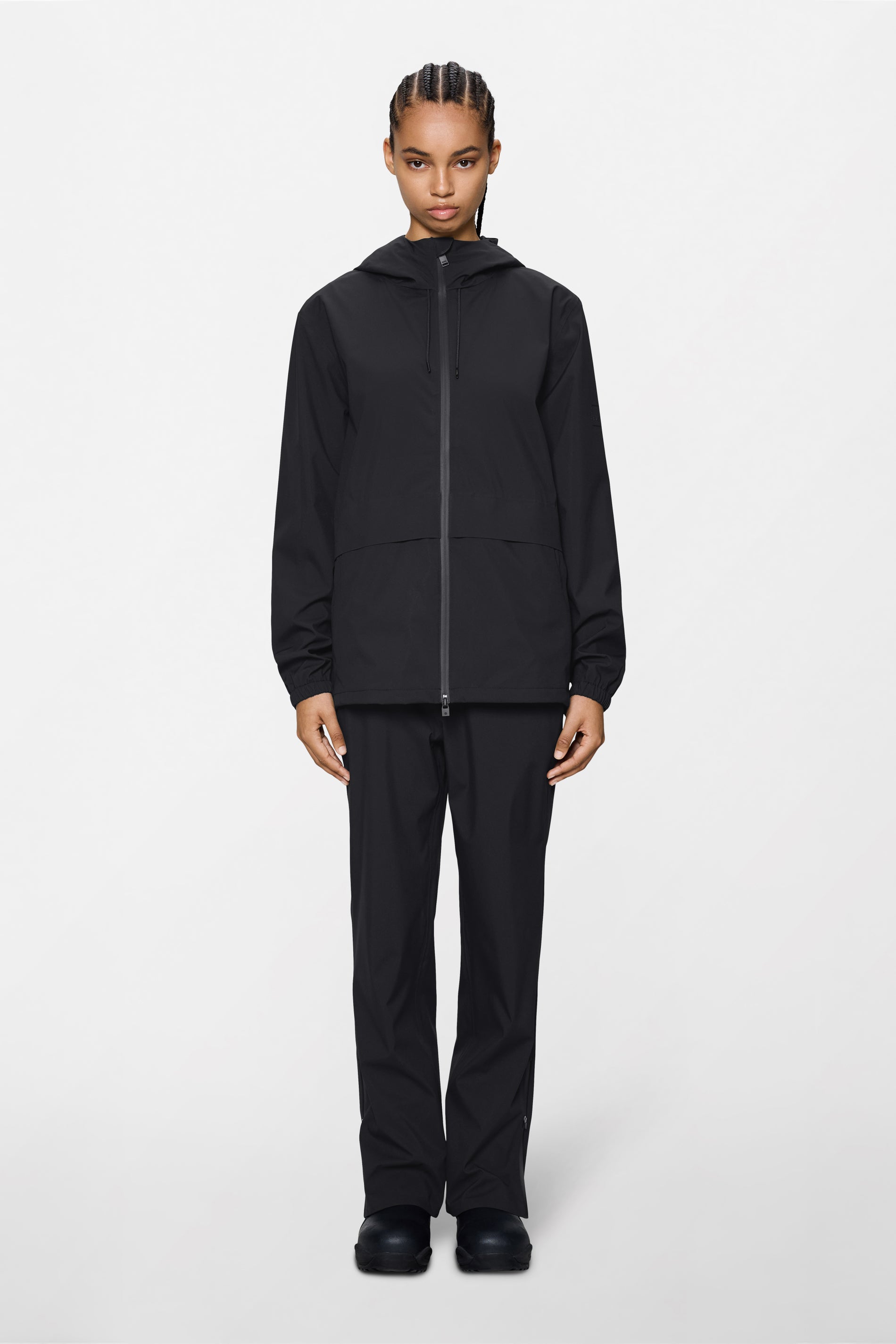 RAINS Suva Hardshell Pocket Jacket Black Jacket