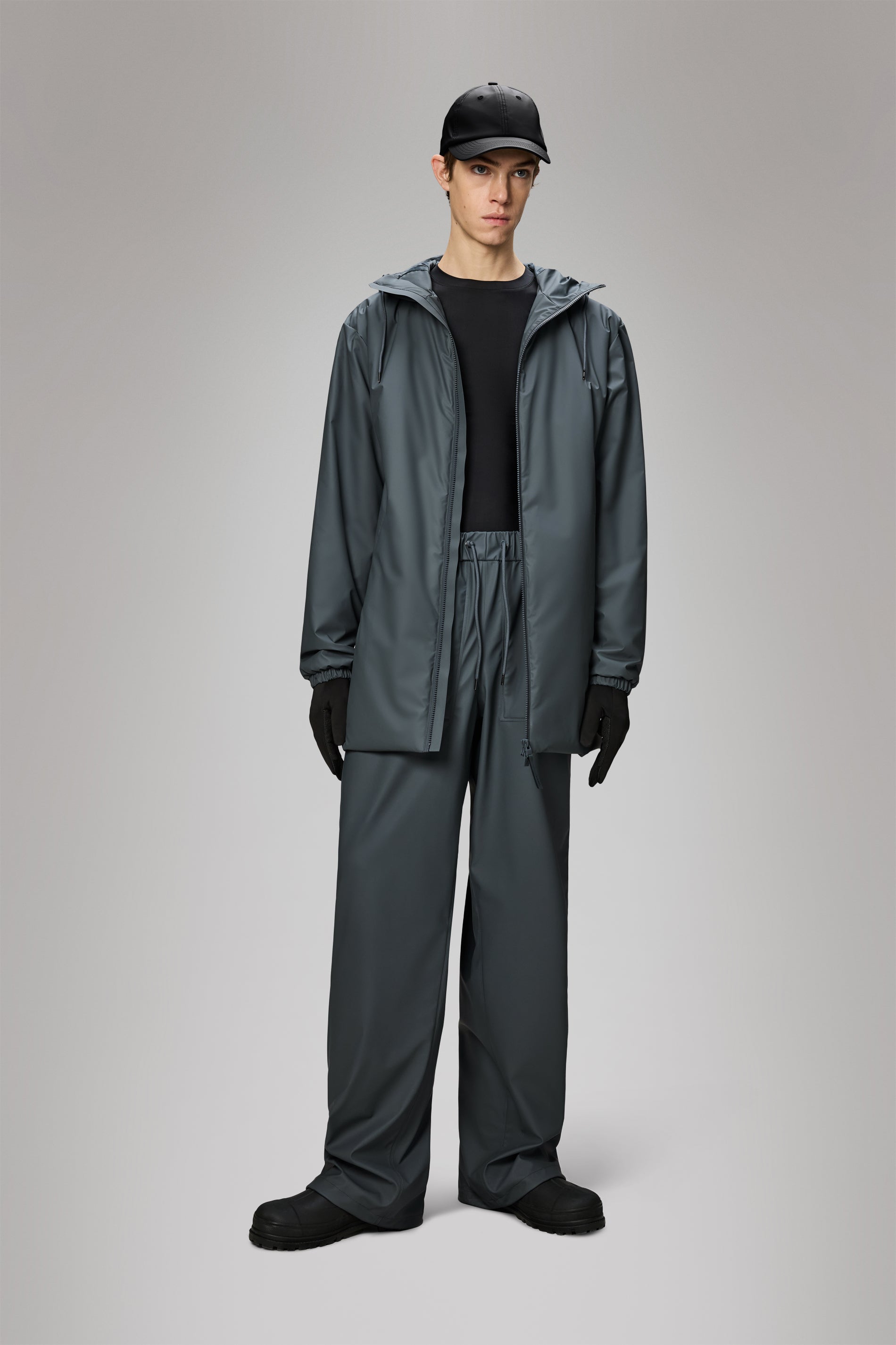 RAINS Lohja Long Insulated Jacket Lagoon Jacket