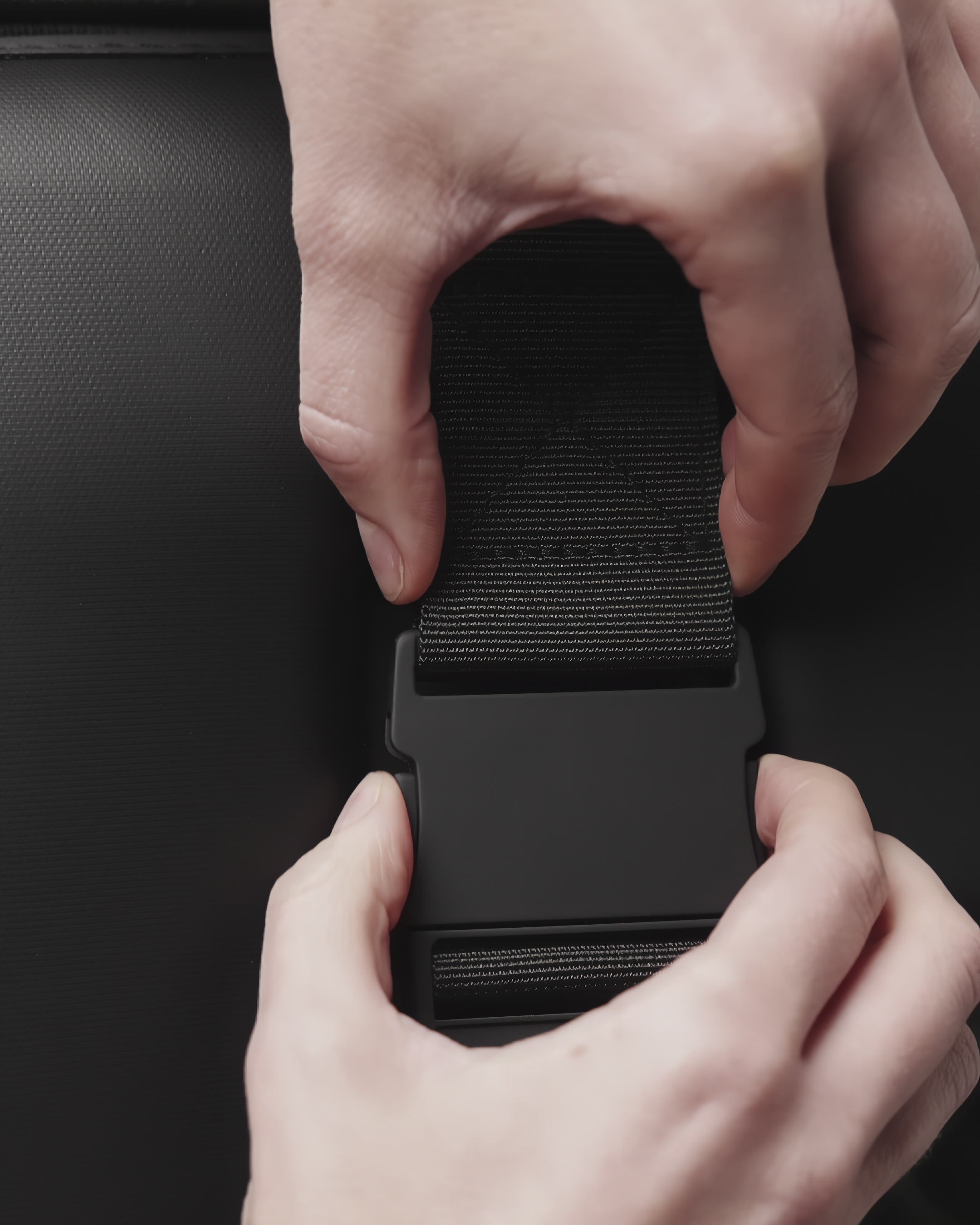 Secure front buckle